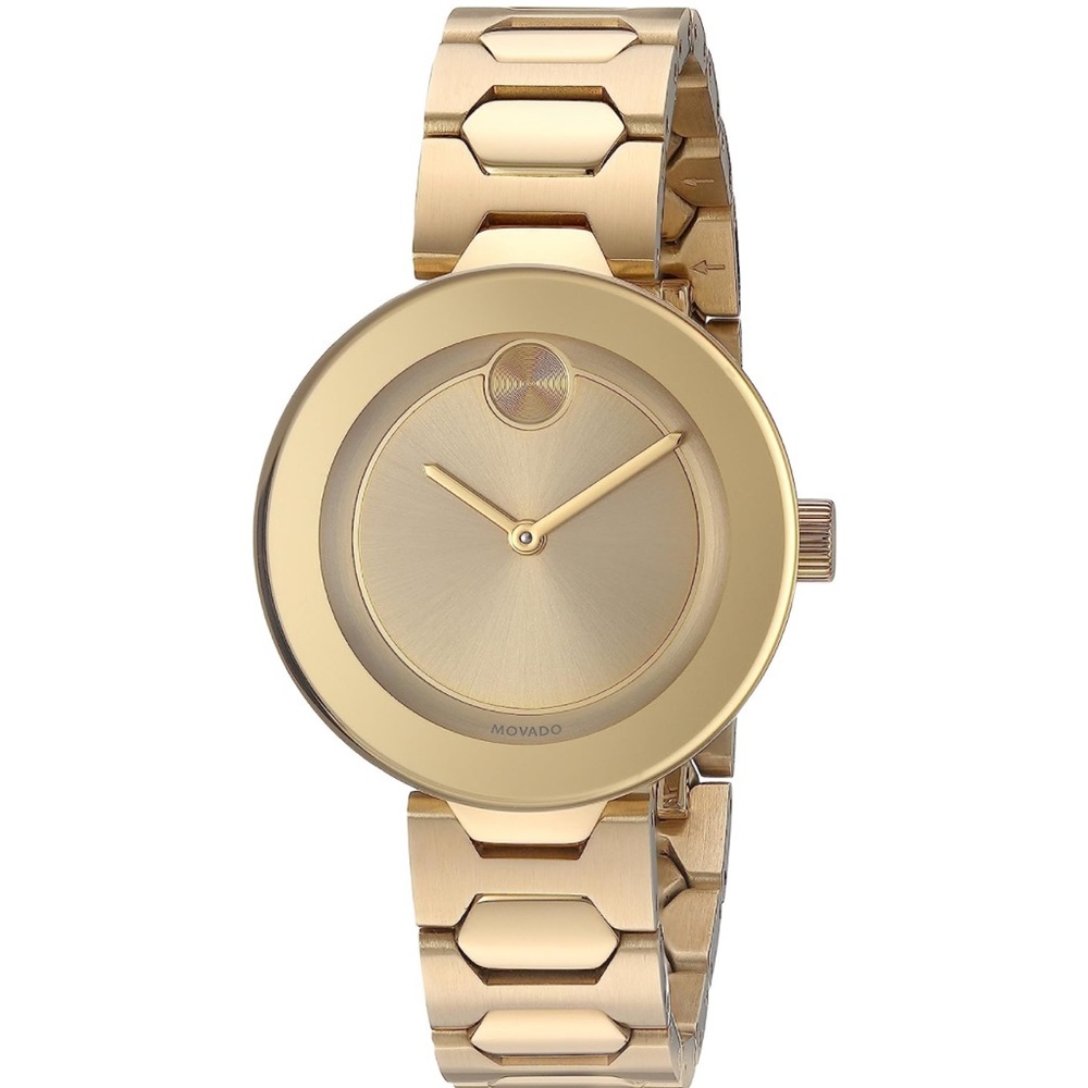Movado Women's Swiss Quartz Tone and Gold Plated Watch (Model: 3600382)